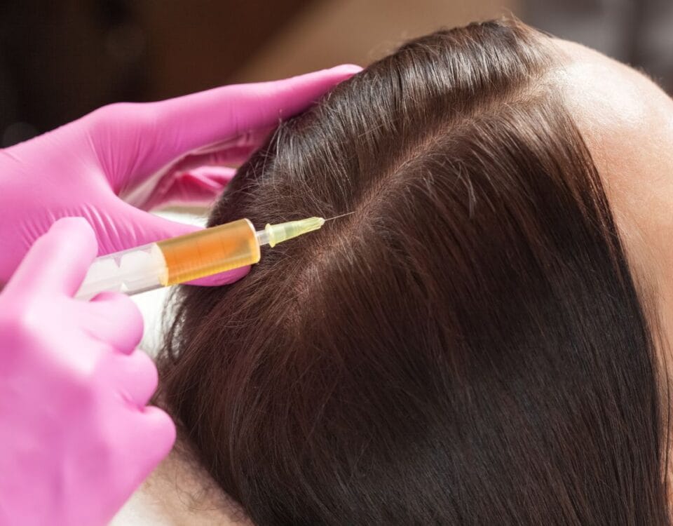 Discover how PRP therapy hair restoration in Coral Gables helps regrow natural hair safely and effectively at Pōk Aesthetic Bar. Book your session today!